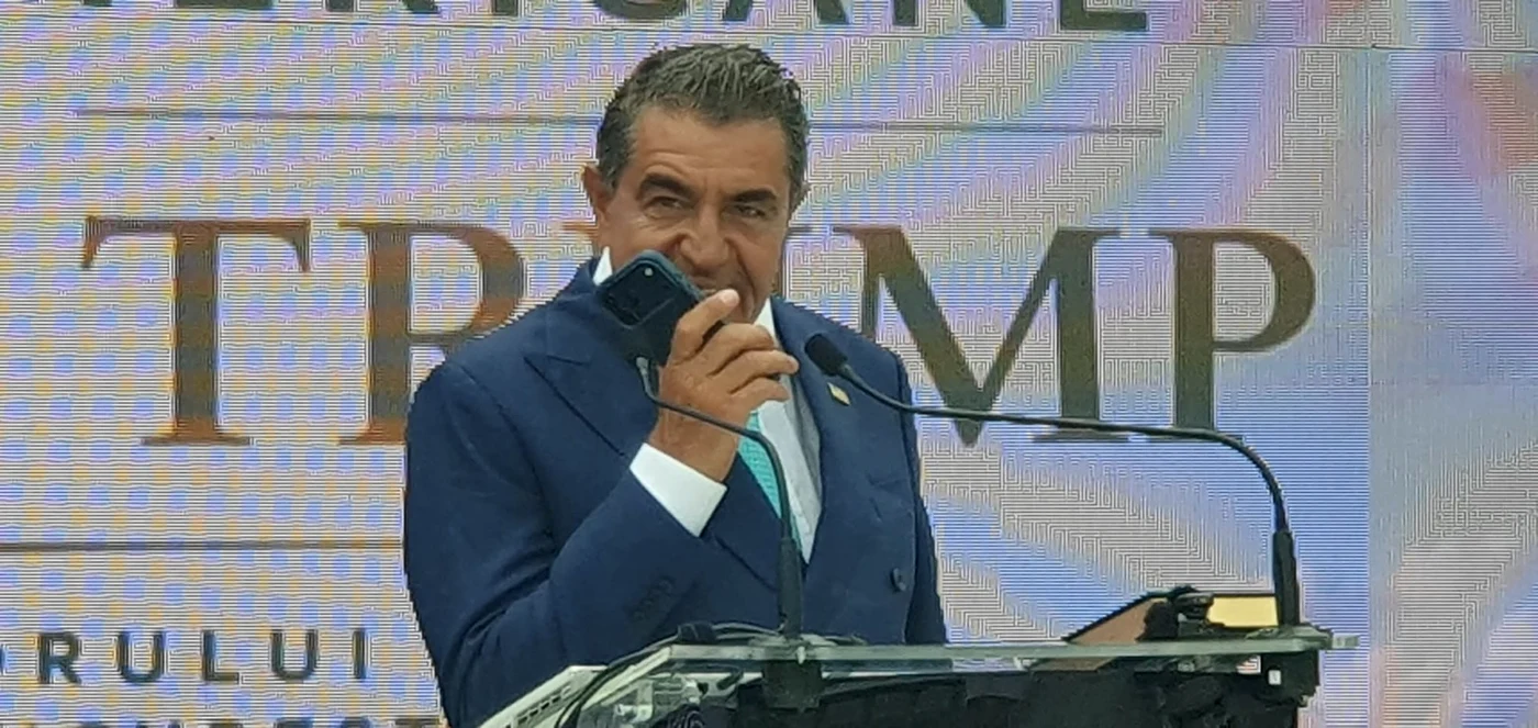 Paolo Zampolli vorbind cu Nicușor Dan pe speaker
