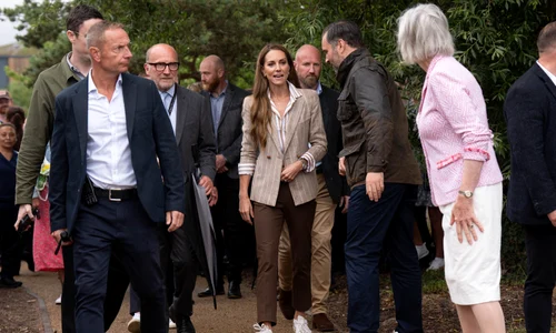 Prințesa Kate când a vizitat Spitalul Colchester pe 2 iulie, Profimedia (6) jpg