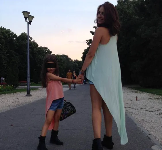 Roxana Blagu și-a văzut ultima dată fiica într-un parc Sursa: Facebook