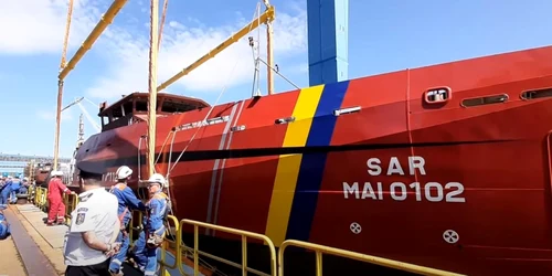 nava salvare pe mare IGSU captura video jpg