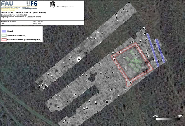 Descoperire arheologică lângă Târgu Neamț (© Facebook / Vasile Diaconu - archaeologist)