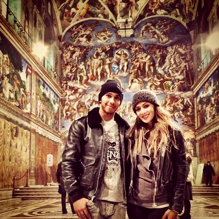 Nicole Scherzinger şi Lewis Hamilton (foto: Instagram)