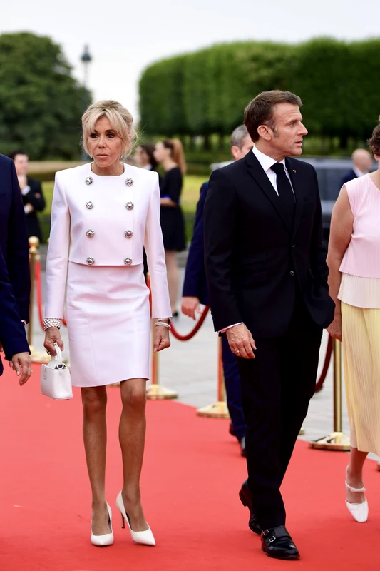 Emmanuel și Brigitte Macron, Profimedia