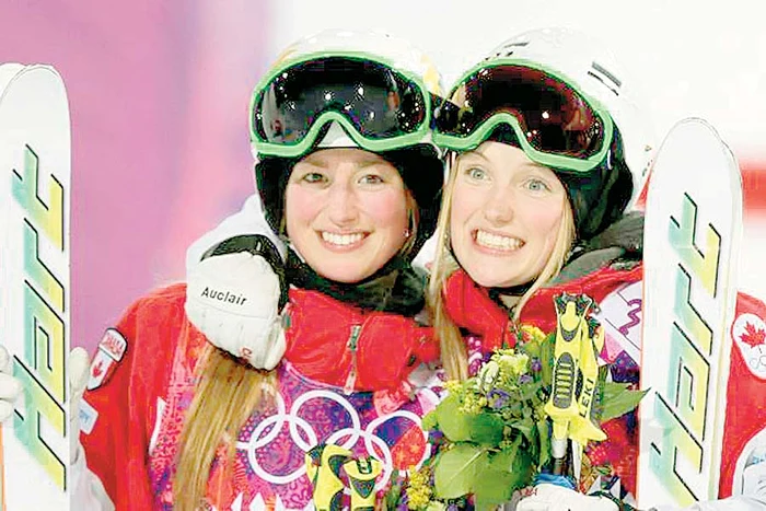 Canadiencele Justine, Chloe şi  Maxime