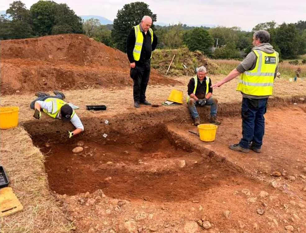 Cercetări arheologice în apropiere de Belfast (© Queen's University)
