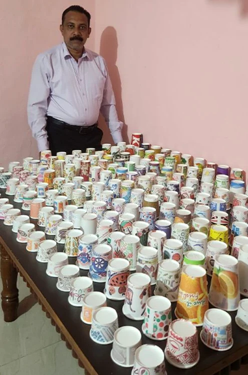 Sunil Joseph este foarte mândru de colecția sa  (Foto: Guinness World Records)