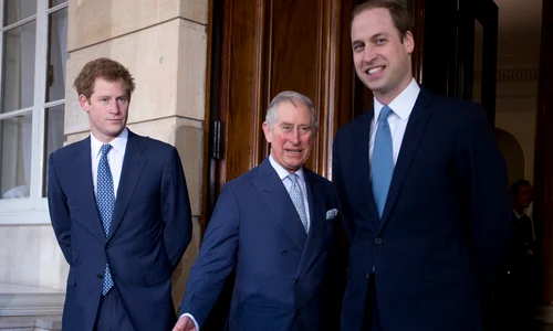 Regele Charles, Prințul William, Prințul Harry  foto   Profimedia jpg