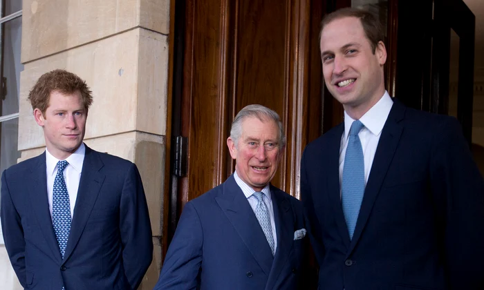 Regele Charles, Prințul William, Prințul Harry  foto   Profimedia jpg