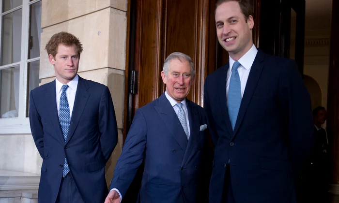 Regele Charles, Prințul William, Prințul Harry  foto   Profimedia jpg