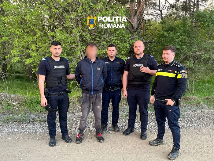 Agresprul a fost reţinut. FOTO: IPJ Vrancea