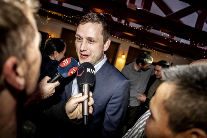Partidul democrat condus de Jens-Frederik Nielsen a ieșit pe primul loc FOTO EPA-EFE