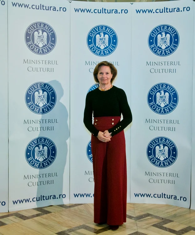 Principesa Sofia, foarte elegantă în pantalon palazzo la Ziua Culturii Naționale   FOTO Daniel Angelescu, Casa Majestății Sale (1) jpeg