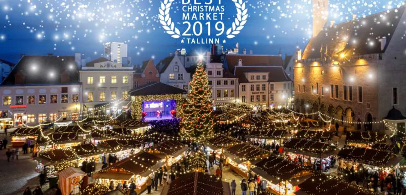 Cel mai frumos târg de Crăciun din Europa este cel din Tallinn. FOTO: europeanbestdestinations.com