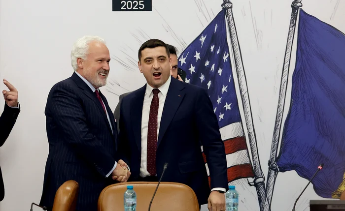 Simion alături de Matthew Schlapp, președintele Uniunii Conservatoare Americane FOTO EPA-EFE