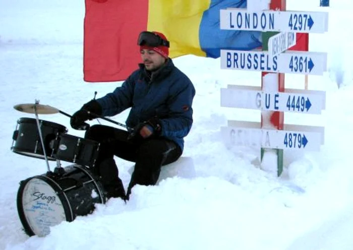 Andrei Roşu, maratonul de la Polul Nord