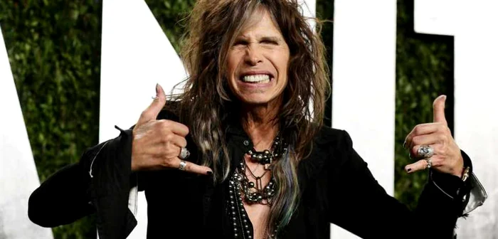 Steven Tyler, solistul trupei
Aerosmith, a fost un aprig consumator de droguri FOTO Reuters