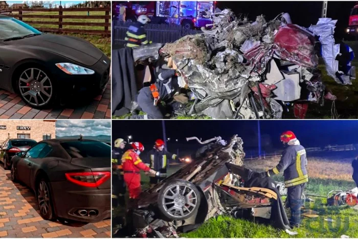 Cum era maşina înainte şi după accident FOTO: ziardesuceava.com