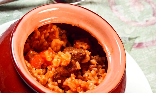 Pilaf cu carne de vită jpeg