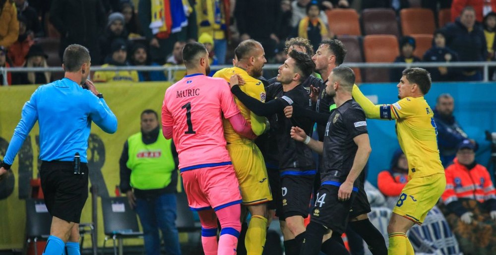 Kosovo face apel la TAS după meciul abandonat cu România și sancțiuni UEFA pentru FRF | sursa foto: Adevarul