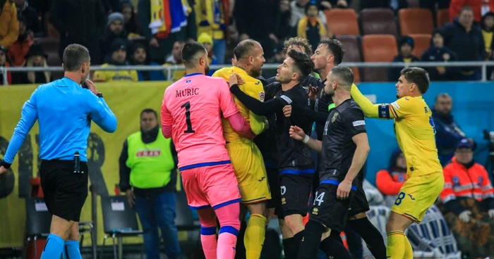 România - Kosovo, meci cu scântei în Liga Națiunilor. Foto Sportpictures