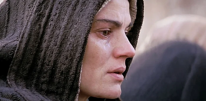 Maia Morgenstern în filmul ”The Passion of the Christ” / ”Patimile lui Hristos”