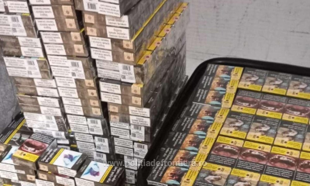 Zeci de milioane de țigări de contrabandă și zeci de mii de kilograme de tutun, confiscate de Poliția Română în 2024