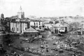 În primele fotografii ale Bucureștiului, din 1856, apare și Piața Sf  Anton, cu Biserica Domnească, în stânga și clădirea Cafenelei Vechi, în dreapta jpeg