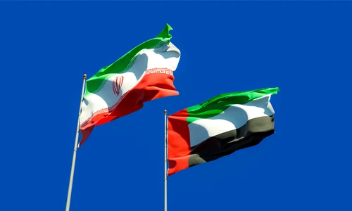 drapel emiratele arabe unite iran foto shutterstock