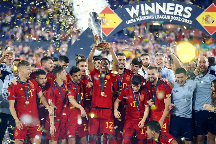 Spania a consemnat o serie de recorduri, după ce a câștigat Liga Națiunilor (FOTO: Getty Images)