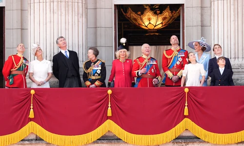 Familia regală britanică la parada Trooping the colour FOTO X / @RoyalFamily