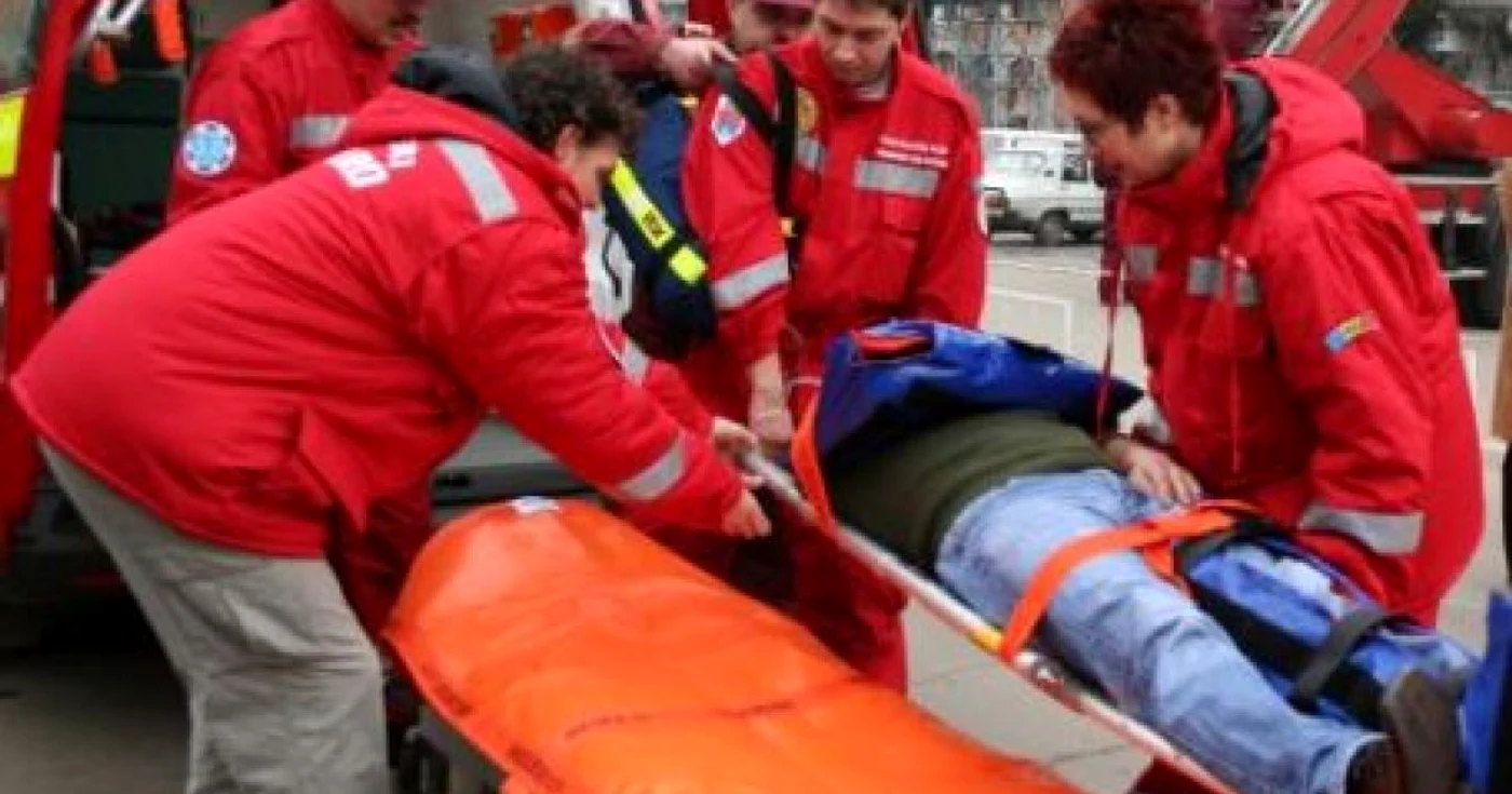 Şoferul neatent a primit îngrijiri medicale. Foto: Arhivă
