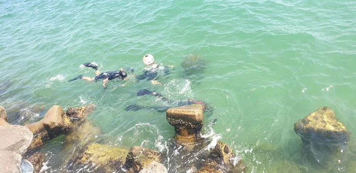 Salvatorii au căutat în zona digurilor foto: ISU Dobrogea