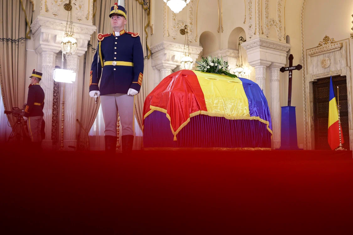 Ion Iliescu va fi înmormântat joi, la cimitirul Ghencea Militar 3  FOTO: Inquam Photos/Octav Ganea