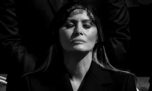 Melania Trump la funeraliile Papei Francisc   FLOTUS jpg
