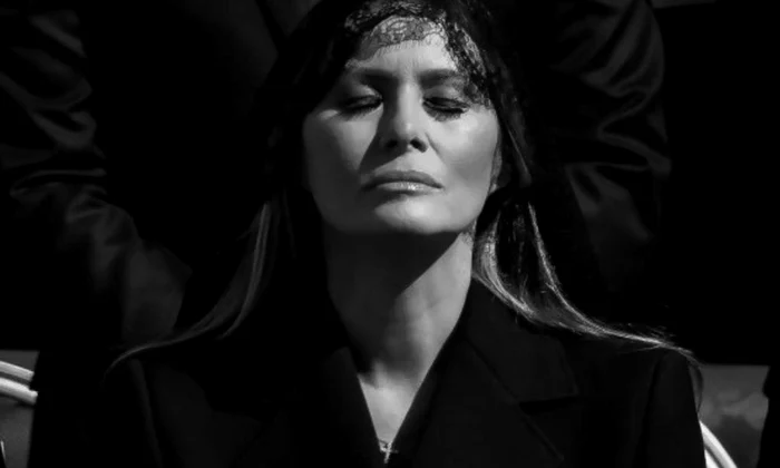 Melania Trump la funeraliile Papei Francisc   FLOTUS jpg