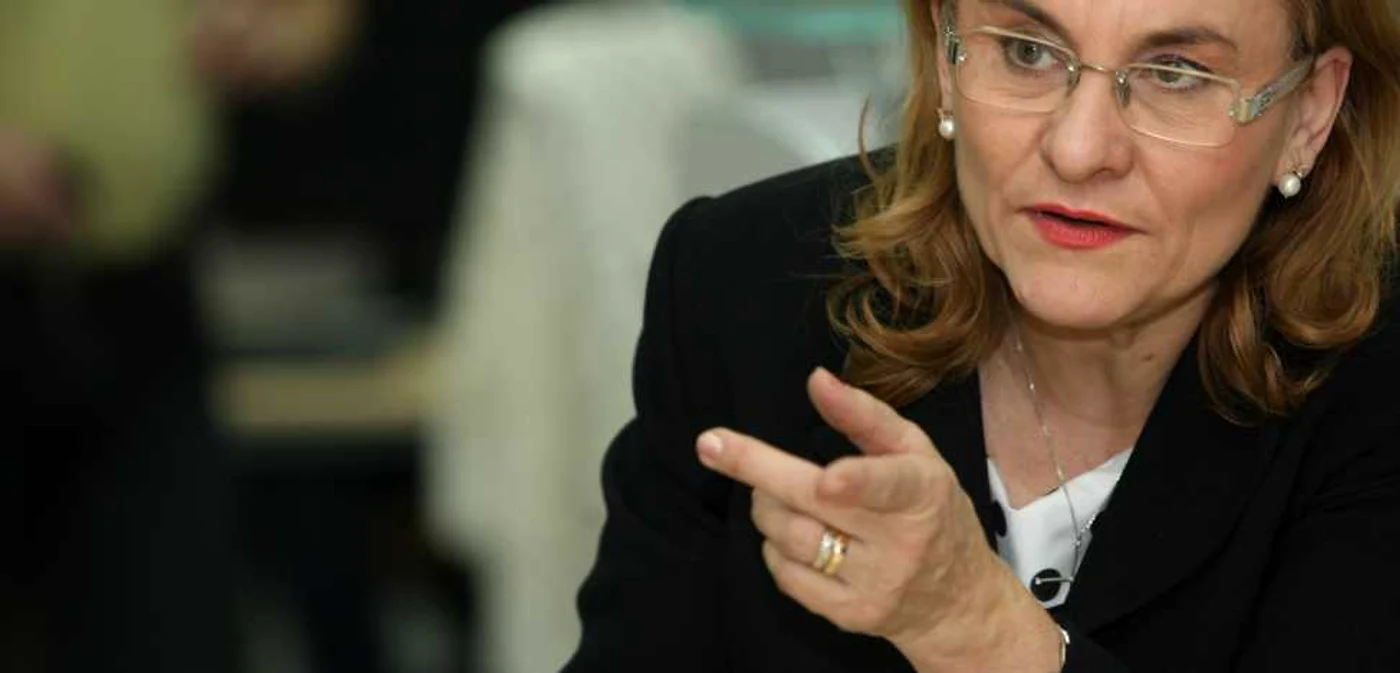 Ministrul delegat Maria Grapini susţine că de anul viitor firmele ar putea fi obligat să garanteze angajarea cursanţilor POSDRU FOTO Adevărul