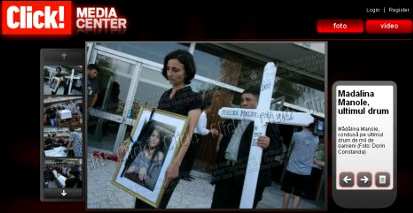 Galerie foto - înmormântarea Mădălinei Manole