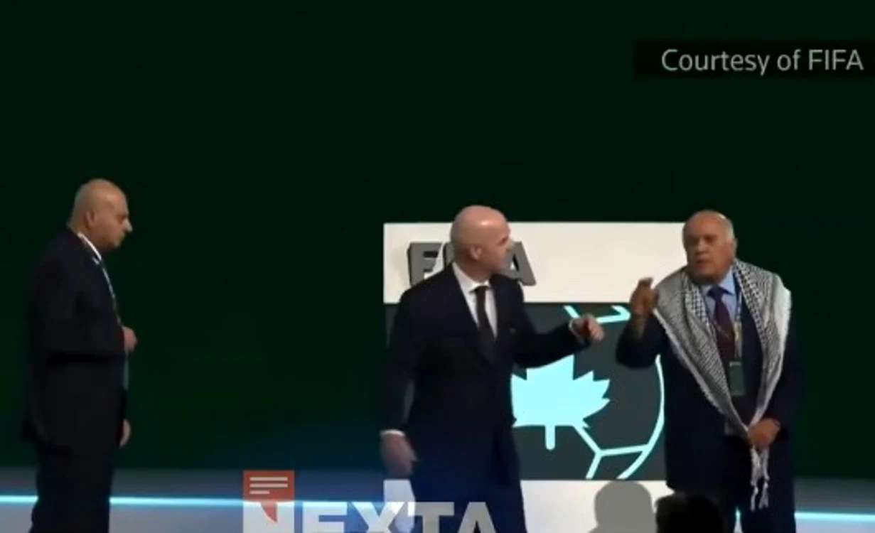Reprezentantul Palestinei a gesticulat pe scenă FOTO Captură video