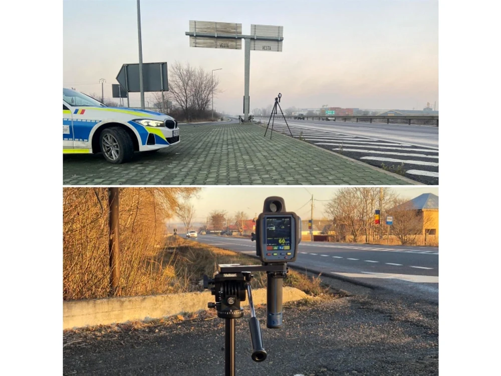 Șoferii care încearcă să păcălească sistemul e-SIGUR riscă dosar penal. FOTO: Poliția Română