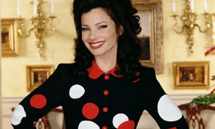 Fran Drescher The Nanny Polka Dots jpeg