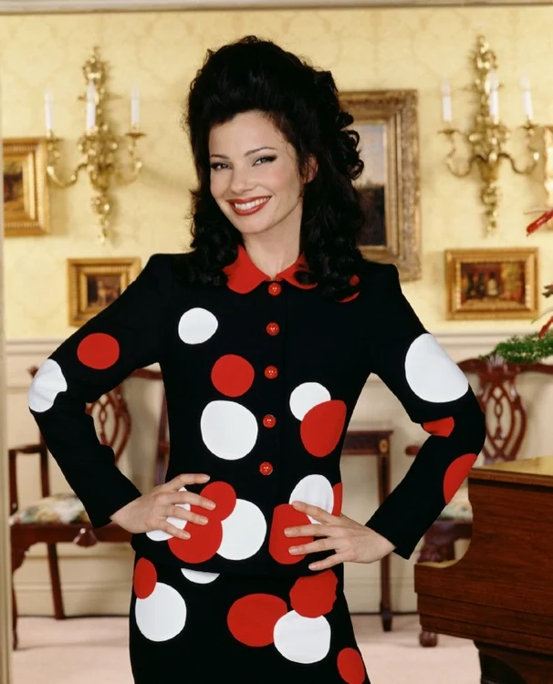 Fran Drescher The Nanny Polka Dots jpeg