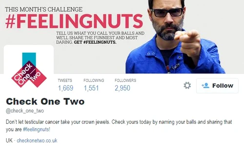 Posterul campaniei "Feeling Nuts" jpeg