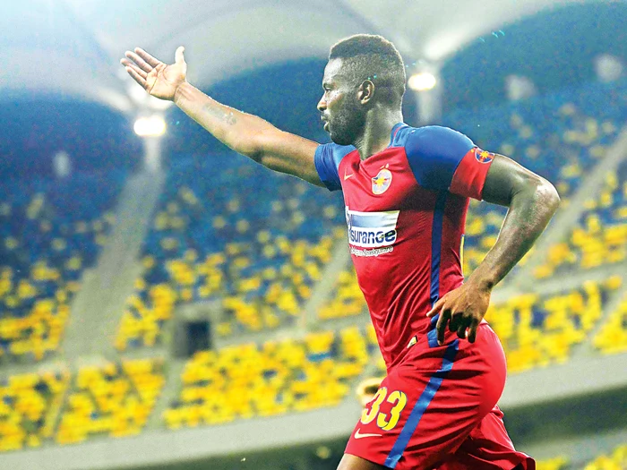 Prin golul marcat, Varela ţine în cursă Steaua pentru calificarea în play-off-ul Ligii CampionilorFOTOGRAFII: Sportpictures.eu