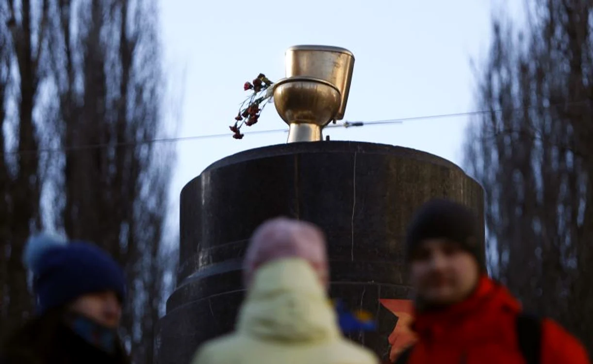 Statuia lui Lenin amplasată aici era simbolul regimului sovietic (Foto: Reuters)