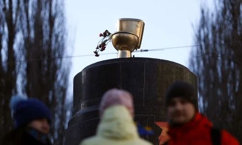 Statuia lui Lenin amplasată aici era simbolul regimului sovietic (Foto: Reuters) jpeg