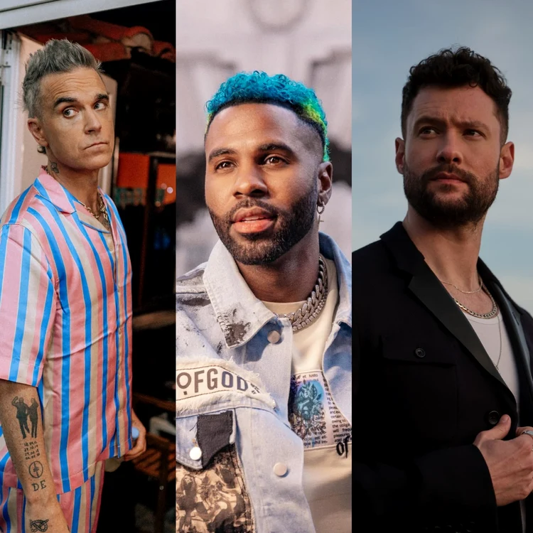 Robbie Williams, Jason Derulo și Calum Scott 