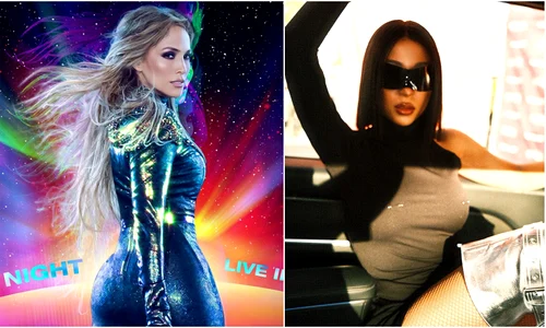 Nicole Cherry canta in deschiderea concertului lui JLo de la Bucuresti   Instagram jpg