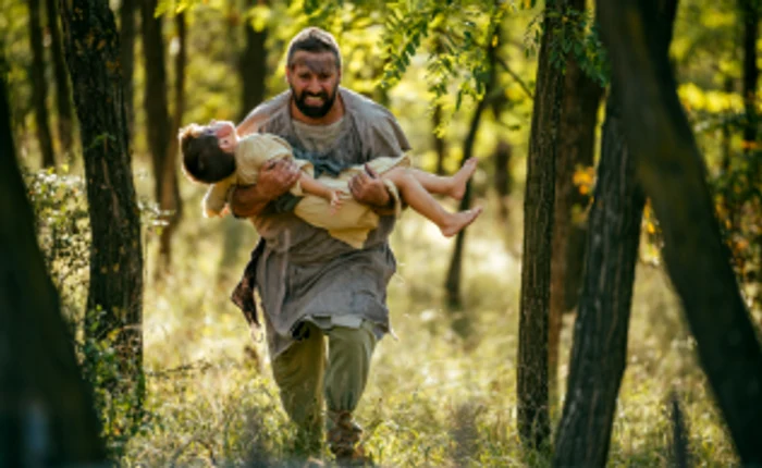 Scenă din filmul ”Fiii lupilor” FOTO Asociaţia Culturală Geto-Dacii Moldova