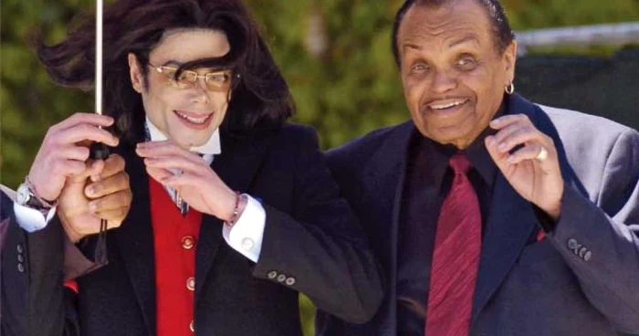 Michael Jackson şi tatăl său, Joe