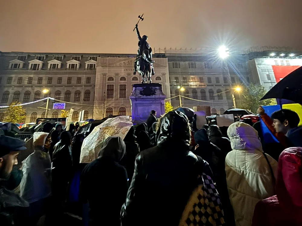Oana Pellea anunță maraton civic pro-democrație/FOTO: Vlad Ciobanu